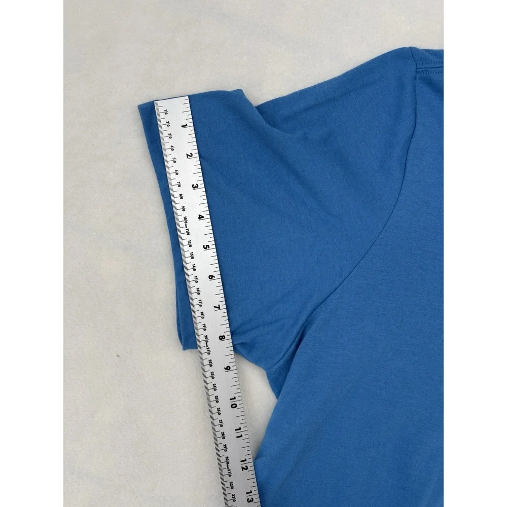Adidas The Go-To Performance Tee Mens 2XL Blue Climalite T-Shirt A99811
